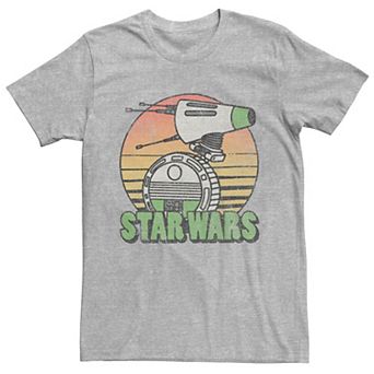 Men's Star Wars The Rise of Skywalker Retro D-0 Sunset Tee