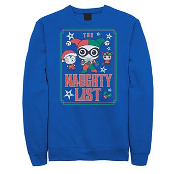 Men's DC Comics Batman Naughty List Graphic Sweatshirt