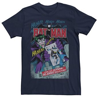 Men's DC Comics Batman Comic Joker Graphic Tee