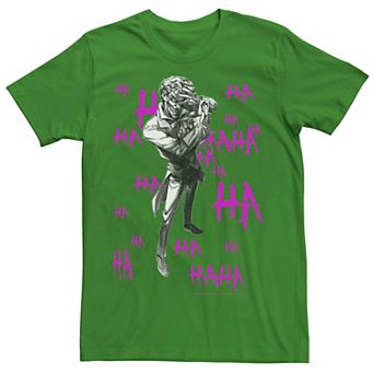 Men's DC Comics Batman Joker HAHAHA Graphic Tee