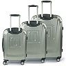 FUL Disney Textured Mickey Mouse Hardside 3-Piece Spinner Luggage Set