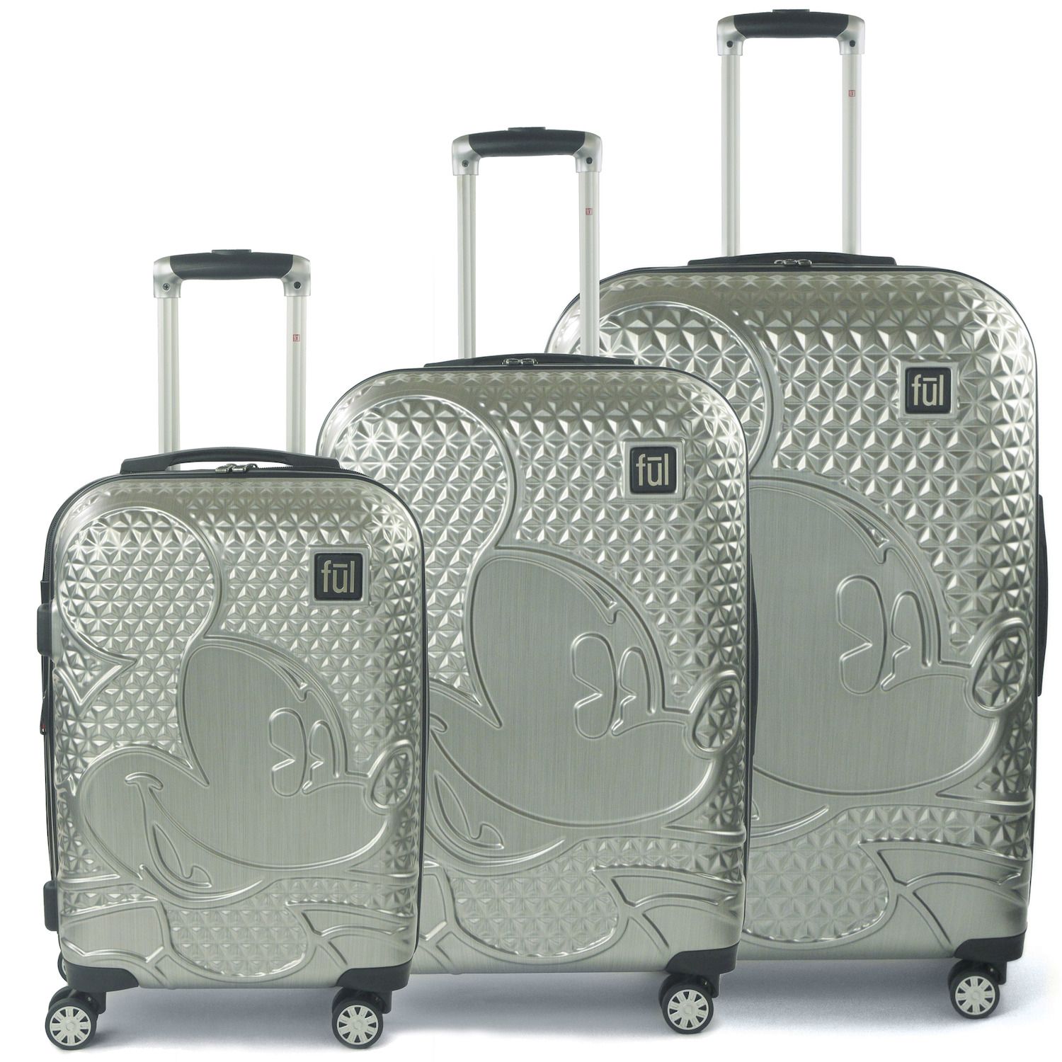 mickey mouse suitcase set