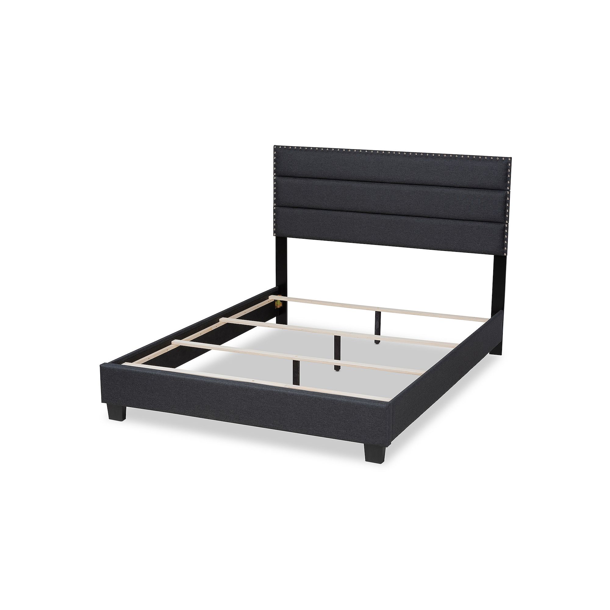 Baxton Studio Ansa Bed, Grey