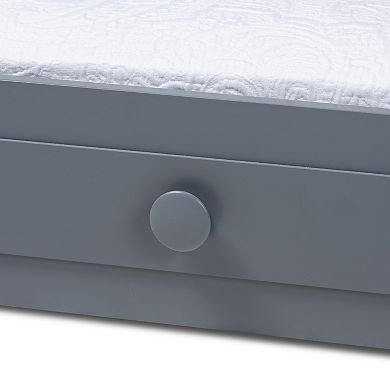 Baxton Studio Cintia Twin Trundle Bed
