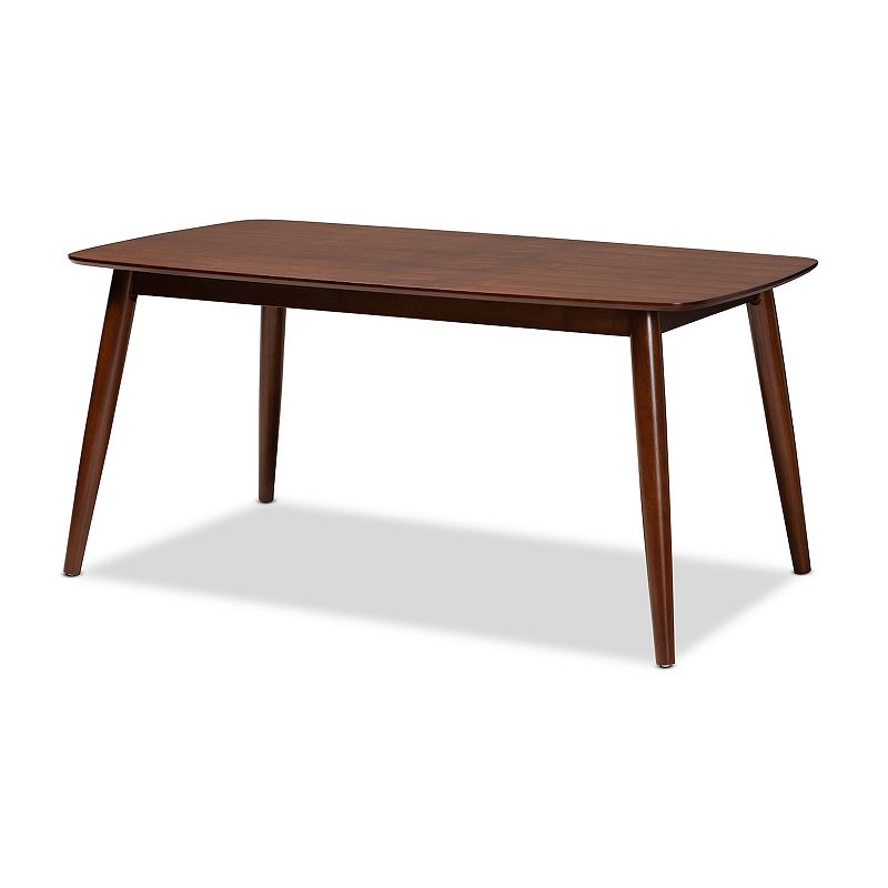 Baxton Studio Edna Dining Table, Brown