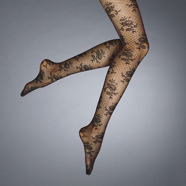 Women's Simply Vera Vera Wang Runway Bouquet Print Control Top Tights