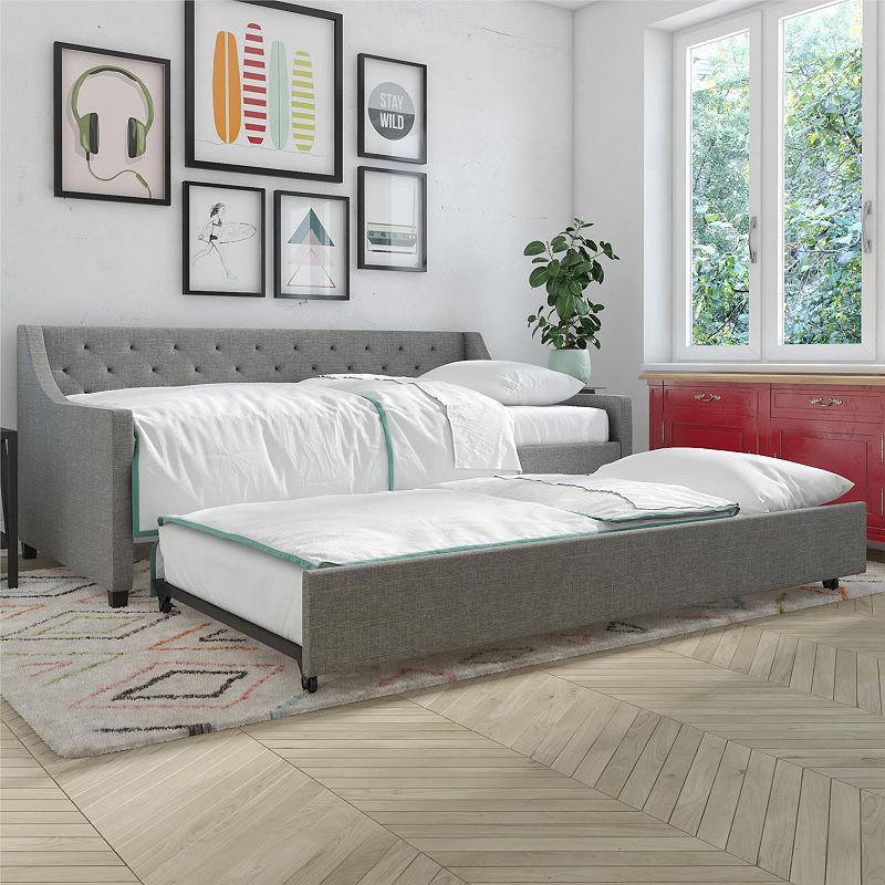 Novogratz Her Majesty Daybed and Trundle, Multiple Colors