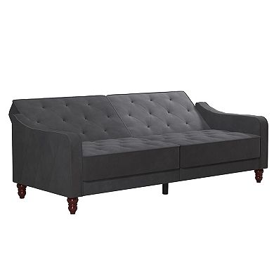 Novogratz Vintage Tufted Split Back Futon