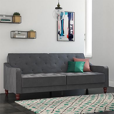 Novogratz Vintage Tufted Split Back Futon