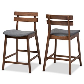 Baxton Studio Larine Counter Stool 2 pc Set