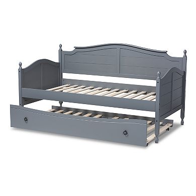 Baxton Studio Mara Twin Daybed & Trundle
