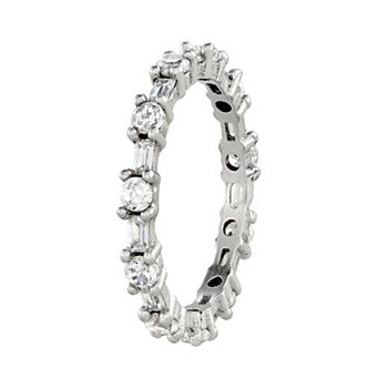 Contessa Di Capri Cubic Zirconia Eternity Ring