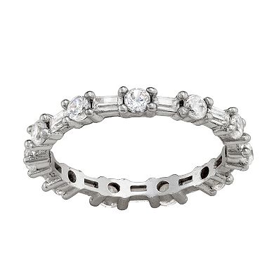 Contessa Di Capri Cubic Zirconia Eternity Ring