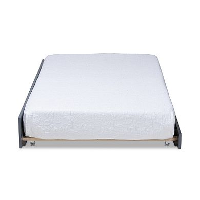 Baxton Studio Mariana Twin Trundle Bed