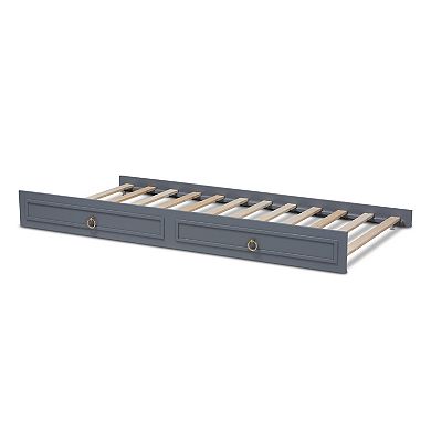 Baxton Studio Mariana Twin Trundle Bed