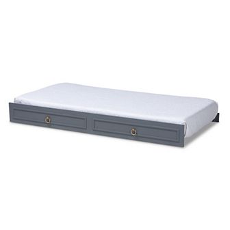 Baxton Studio Mariana Twin Trundle Bed