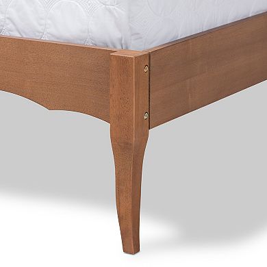 Baxton Studio Marieke Light Brown Bed Frame