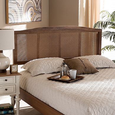 Baxton Studio Marieke Light Brown Headboard