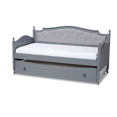 Baxton Studio Marlie Twin Daybed & Trundle