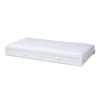 Baxton Studio Neves Twin Trundle Bed