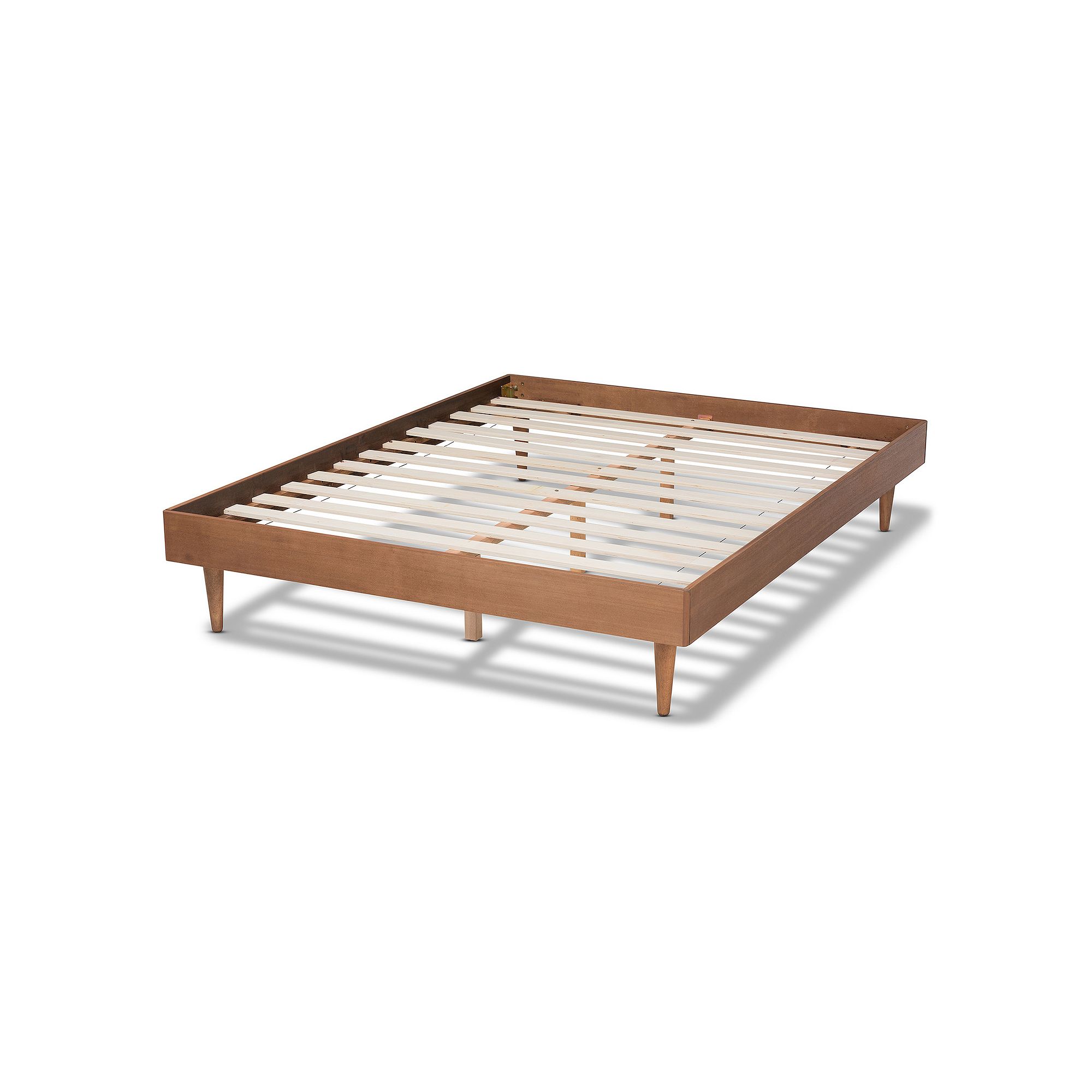 Baxton Studio Rina Bed Frame, Brown