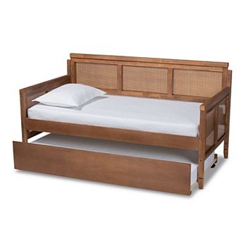 Baxton Studio Toveli Light Brown Twin Daybed