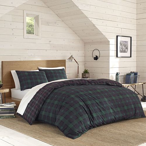 Eddie Bauer Woodland Tartan Plaid Comforter Set