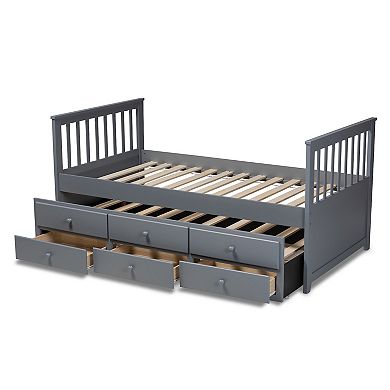 Baxton Studio Trine Twin Daybed & Trundle