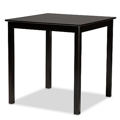 Baxton Studio Verina Pub Table & Stool 5-piece Set