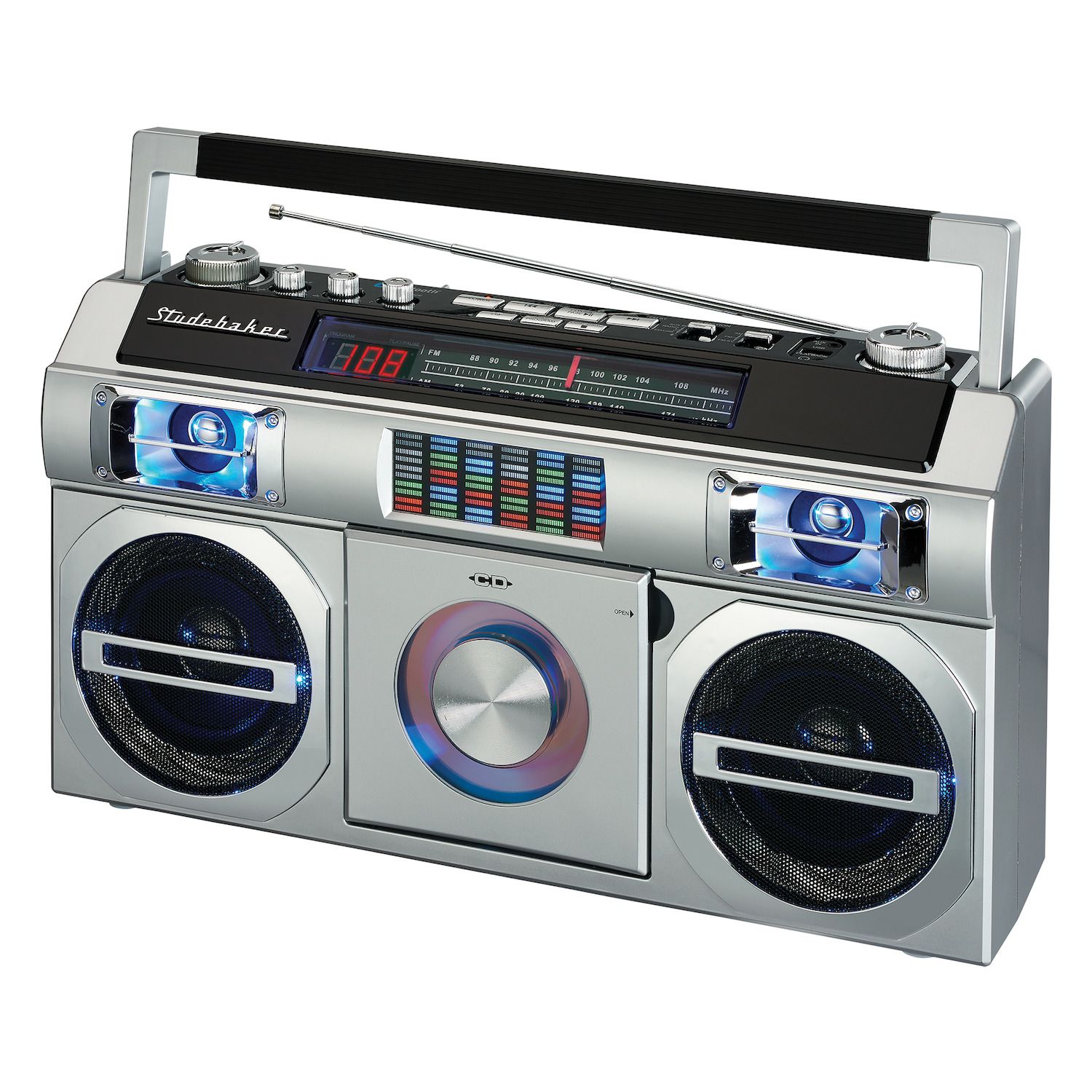 victrola 1980's bluetooth boombox