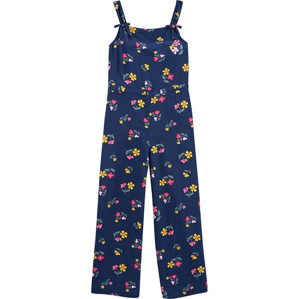 Girls 4-12 Carter's Floral Jumpsuit