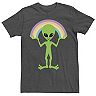 Men's Alien Rainbow Graphic Tee