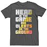 Men's Head In The Game, Cleats On The Ground Graphic Tee 
