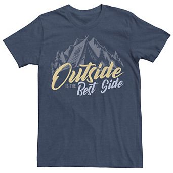 Men's Outside Is The Best Side Graphic Tee