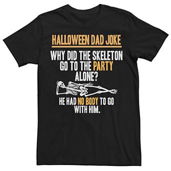 Men's Dad Joke Skeleton Graphic Tee