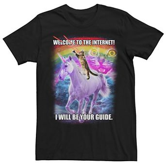 Men's Internet Unicorn Graphic Tee