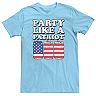 Men's Party Like A Patriot Graphic Tee
