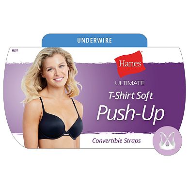 Hanes® Ultimate T-Shirt Soft Push-Up Underwire Bra DHHU37