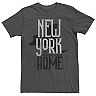 Men's New York Is Where I Call Home State Silhouette Tee