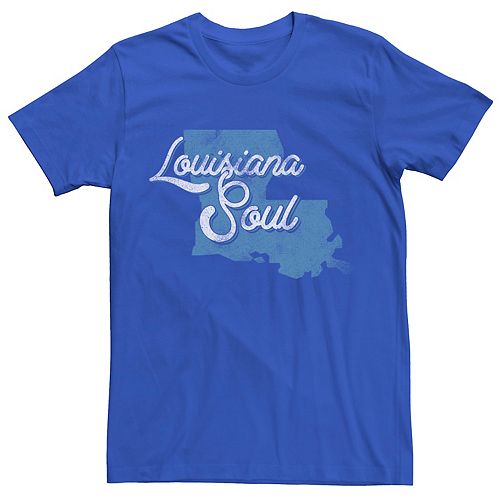 Men's Louisiana Soul State Silhouette Tee