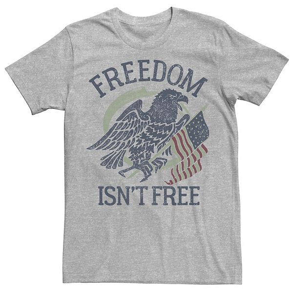Men's Freedom Isn't Free Eagle Stamp Tee
