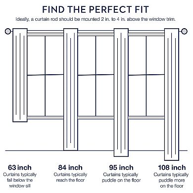 eclipse Martina Solid Absolute Zero 100% Blackout 1-Panel Window Panel