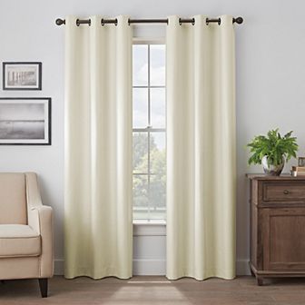 eclipse Martina Solid Absolute Zero 100% Blackout 1-Panel Window Panel