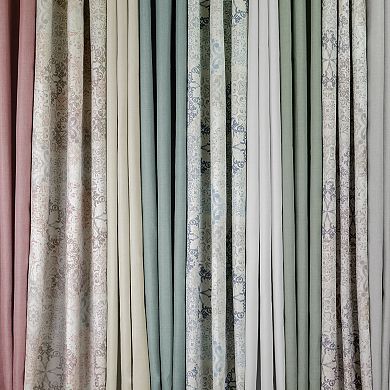 eclipse Martina Medallion Absolute Zero 100% Blackout 1-Panel Window Curtain