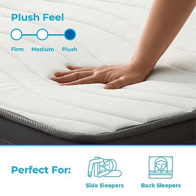 Linenspa Signature 12 In. Plush Gel Memory Foam Hybrid Mattress