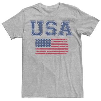Men's Chin Up USA & Flag Very Distressed Tee