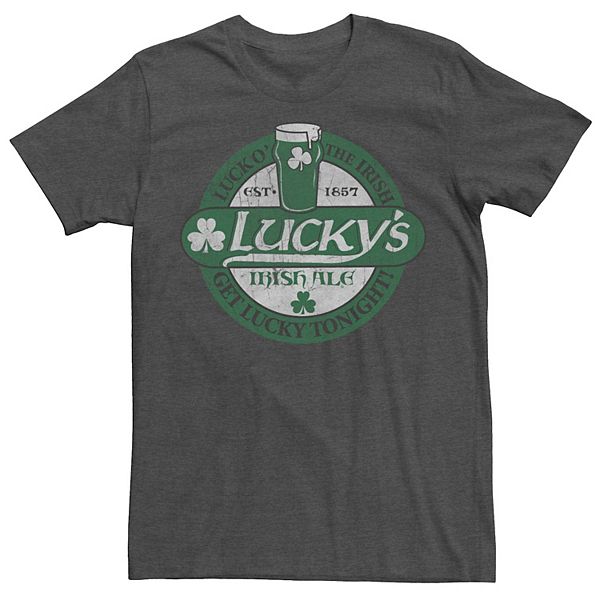 Men's Lucky's Irish Ale Retro Logo Tee