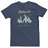 Men's Rather Be Up Here Mountains Forest Arrow Tee