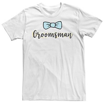 Men's Groomsman Bow Tie Tee