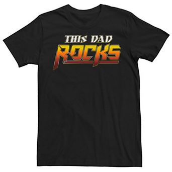 Men's Father's Day This Dad Rocks Sunset Tee